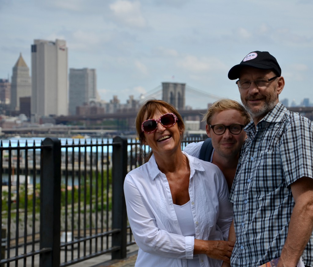 Brooklyn Bridge Park Mom and dad