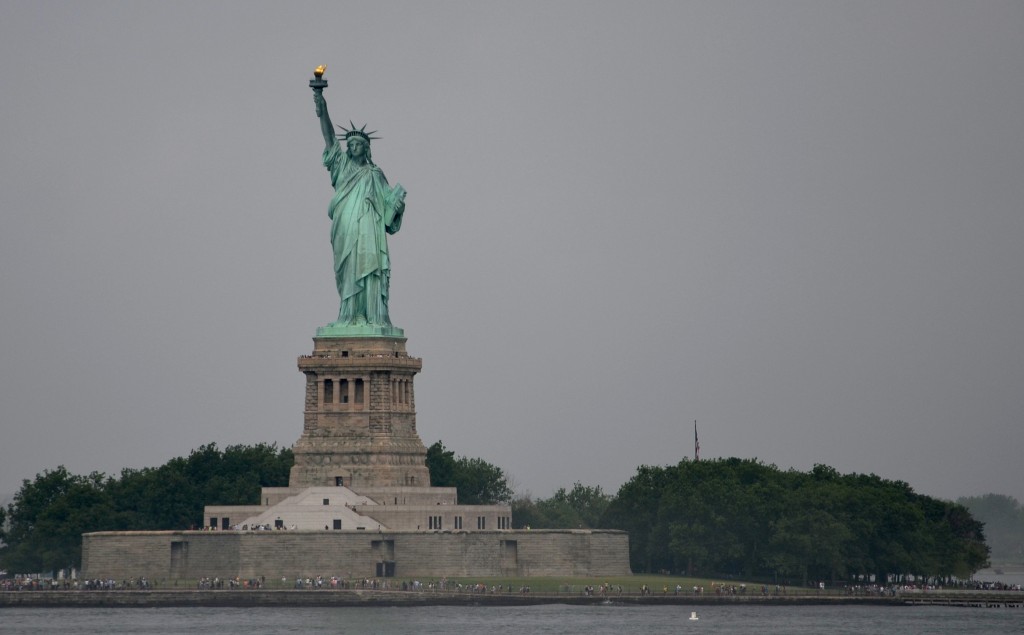 Statue of Liberty seen from Staten Island Ferry