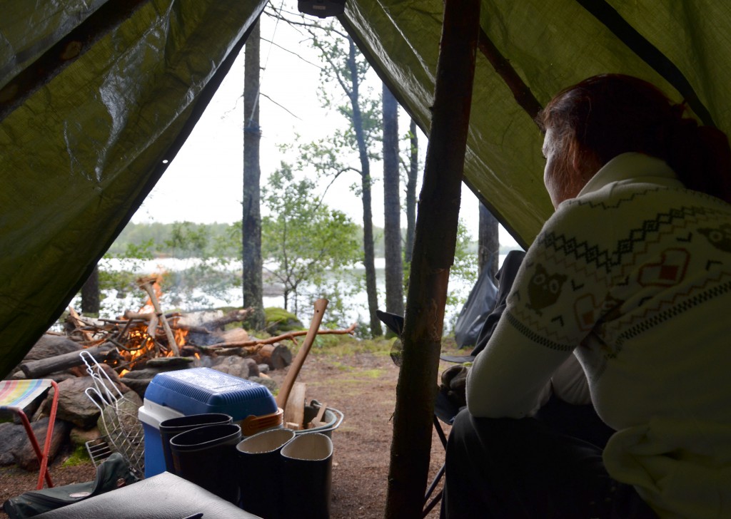 Vindskydd vid sjön Anna Engebrethsen